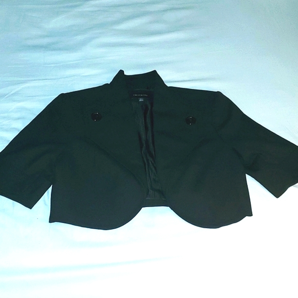 The Limited Cropped, 1/2 Sleeve Blazer